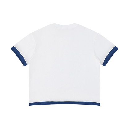 Mercure monarch Unisex Boxy Color Block T-Shirt ODMPOD