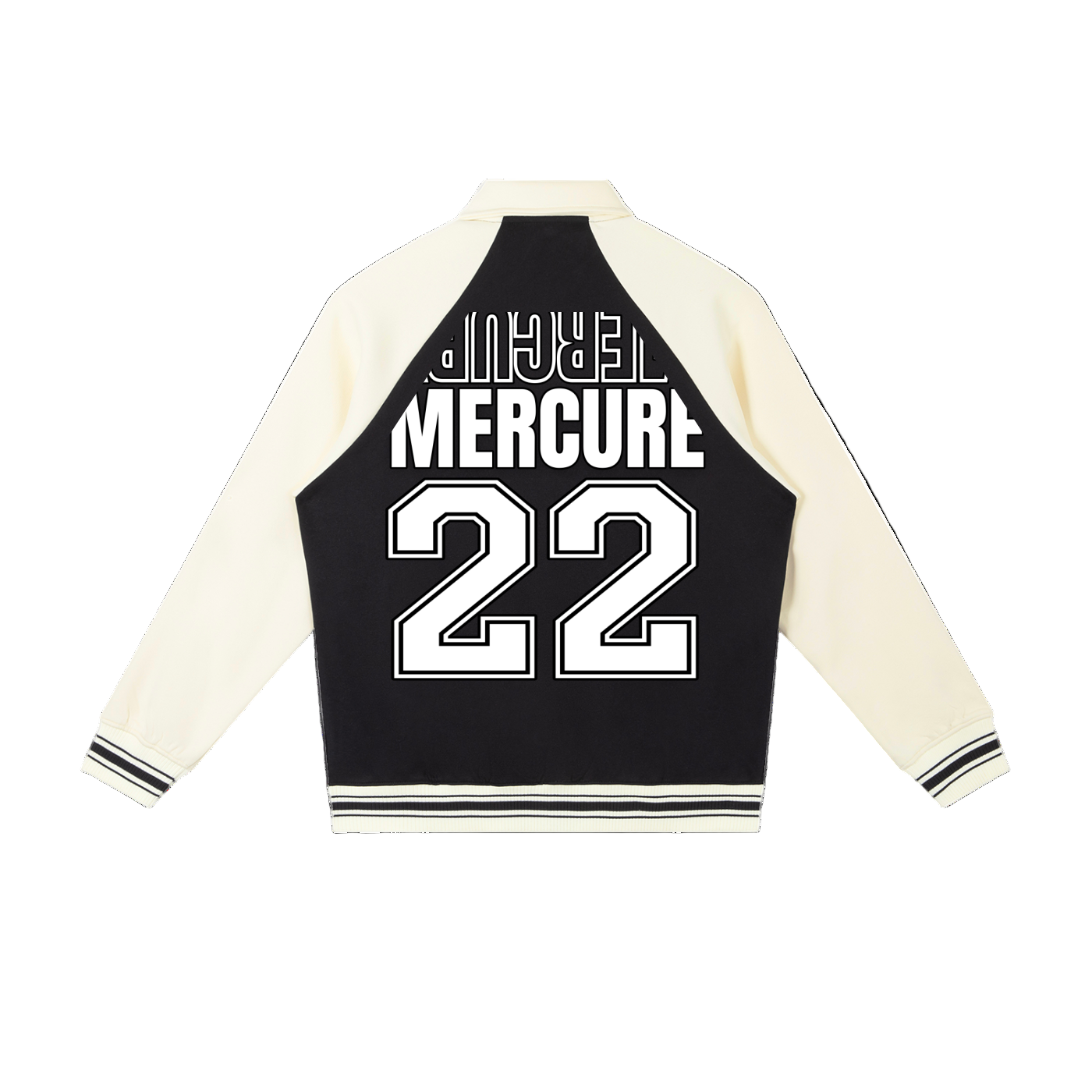 Contrast Raglan Sleeve Baseball Jacket ODMPOD