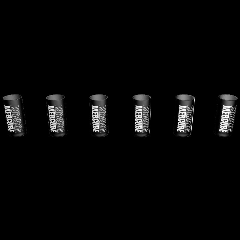 mercure round shot glasses set of 6 Contrado