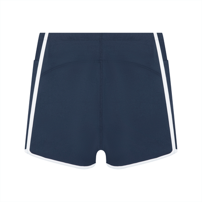 Women's High Rise Color Block Yoga Shorts ODMPOD