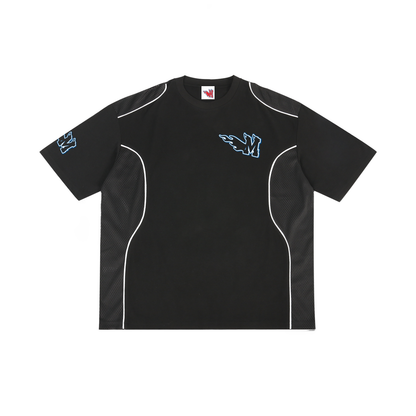 Contrast Piped Panel T-Shirt ODMPOD