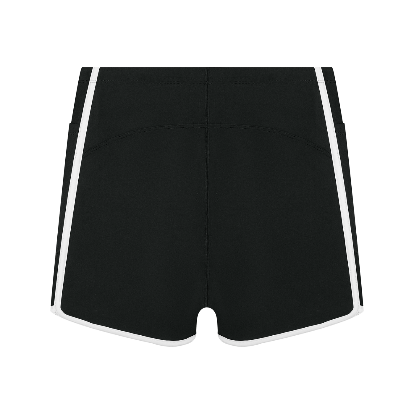 Women's High Rise Color Block Yoga Shorts ODMPOD