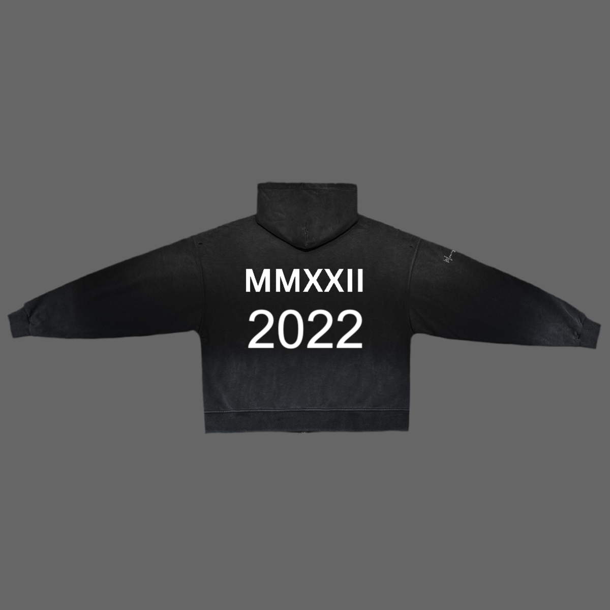 Unisex Washed Distressed Dystopian Streetwear Zip-Up Hoodie(420GSM) MERCURY MERCURE