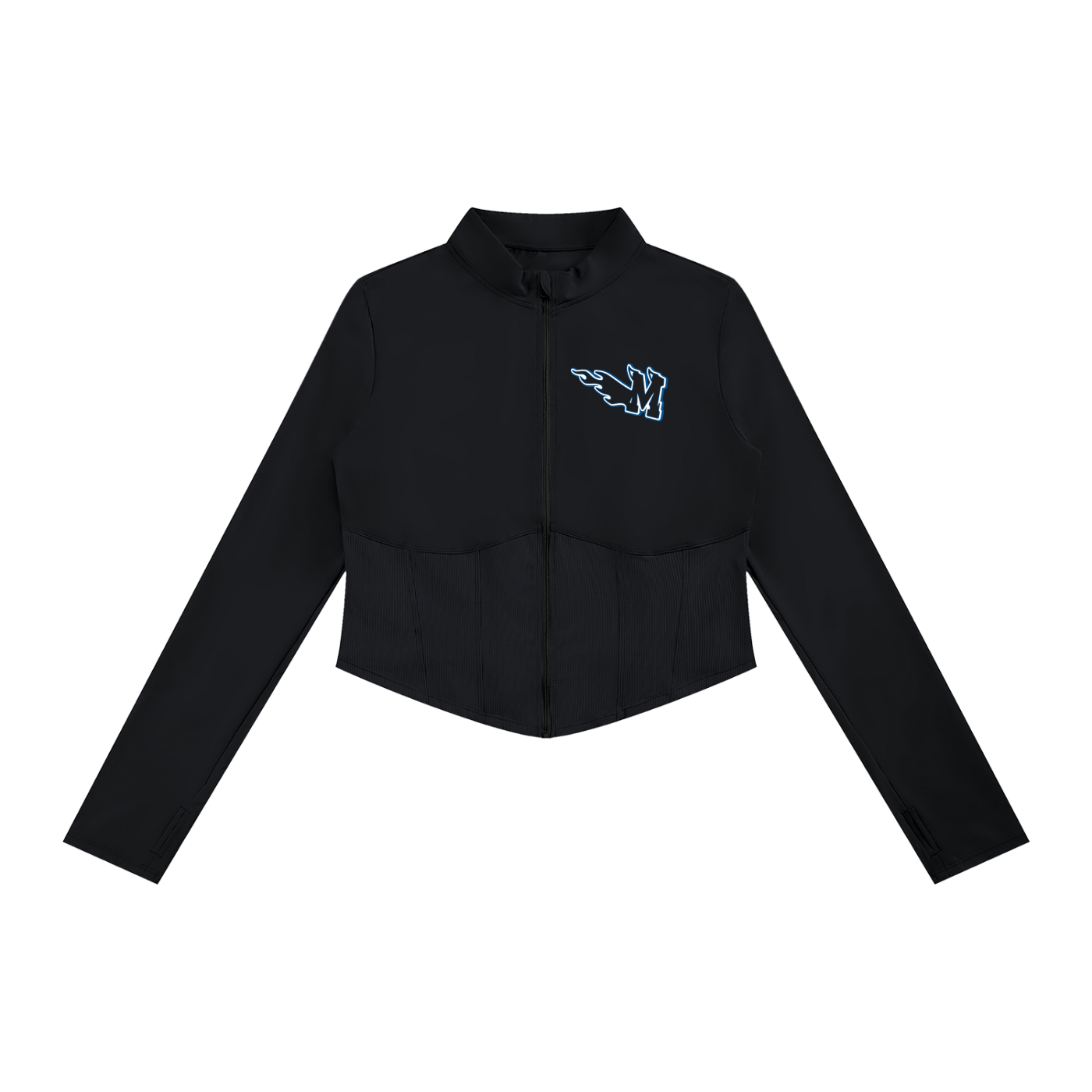 Women's Slim Fit Full-Zip Yoga Jacket ODMPOD