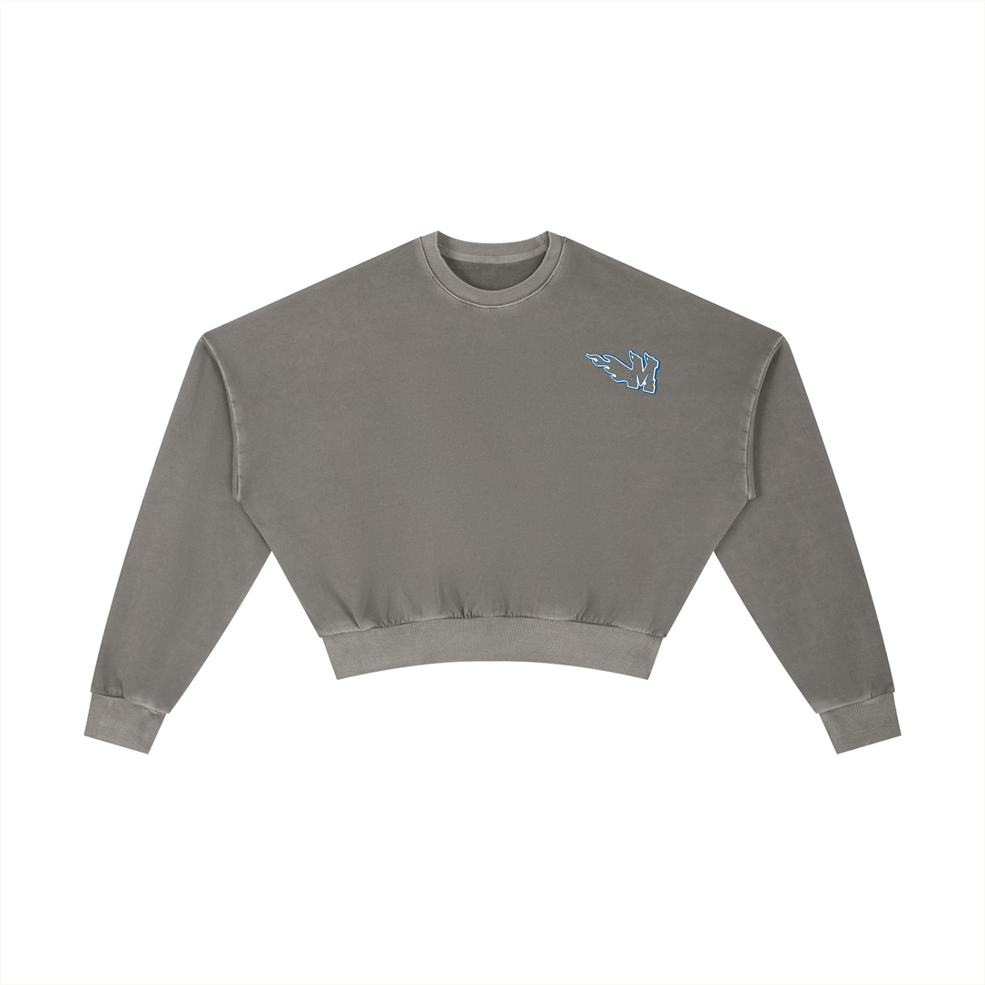Vintage Washed Cropped Sweatshirt ODMPOD