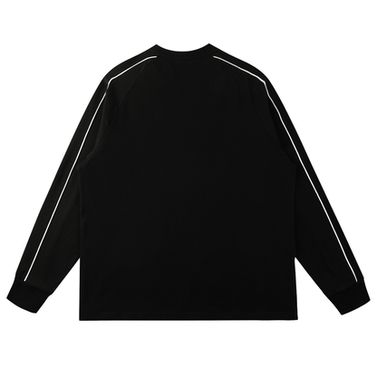 Contrast Panel Raglan Sweatshirt ODMPOD
