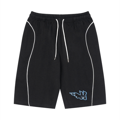 Unisex Piping Drawstring Shorts ODMPOD