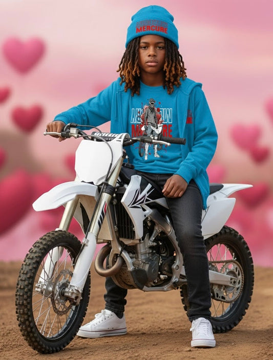 MERCURE YOUTH BOYS  DIRT-BIKE V HOODIE MERCURY MERCURE
