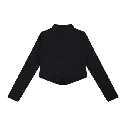 Women's Slim Fit Full-Zip Yoga Jacket ODMPOD