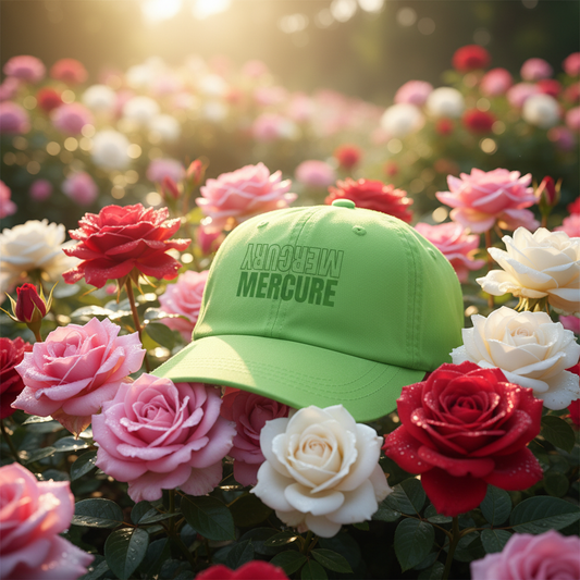 MERCURE LIME GREEN PIGMENT DAD HAT MERCURY MERCURE