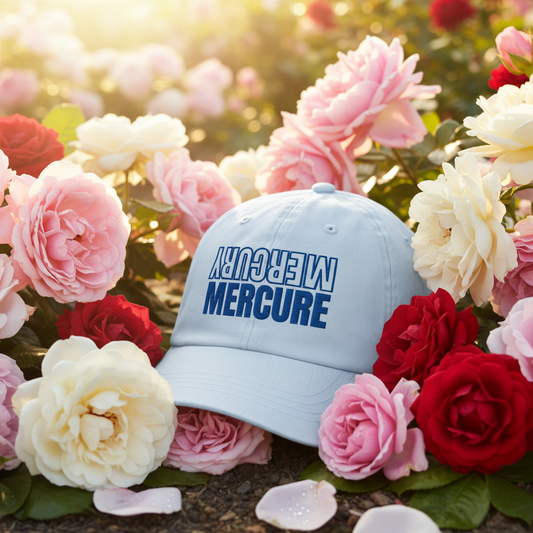 MERCURE PASTEL BLUE BASEBALL HAT MERCURY MERCURE