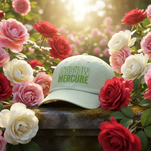 MERCURE PASTEL GREEN BASEBALL HAT MERCURY MERCURE