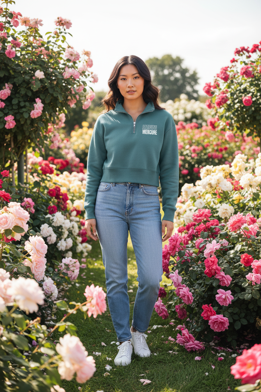 Lady Mercure Cropped Fleece Zip